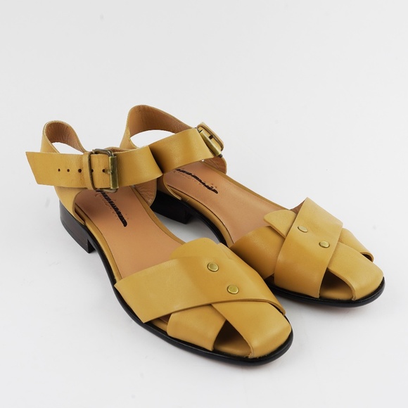 New MADEWELL Size 7.5 The Ira Sandal in Dried Straw - Picture 3 of 8